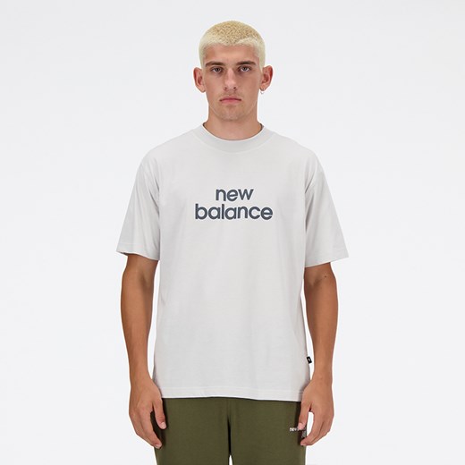 Koszulka męska New Balance MT41582GYM – szara ze sklepu New Balance Poland w kategorii T-shirty męskie - zdjęcie 170938000