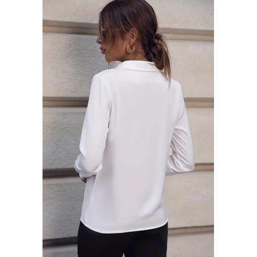 Koszula LENALDA WHITE M wyprzedaż Ivet Shop