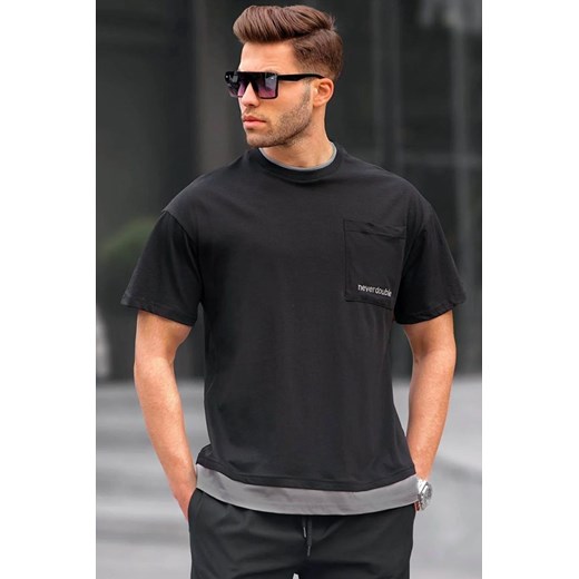 T-shirt KRISANO BLACK ze sklepu Ivet Shop w kategorii T-shirty męskie - zdjęcie 170938950