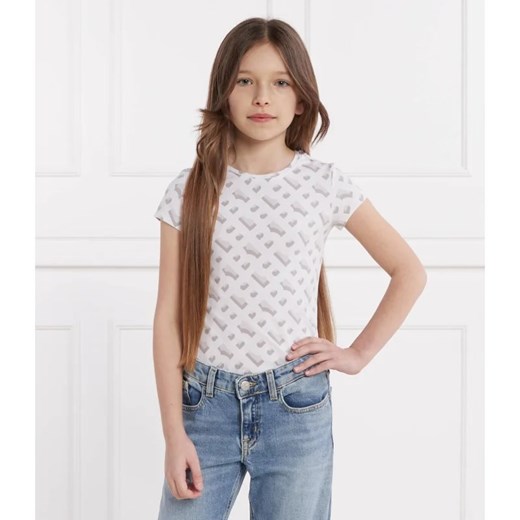 BOSS Kidswear T-shirt | Slim Fit ze sklepu Gomez Fashion Store w kategorii Bluzki dziewczęce - zdjęcie 170939010