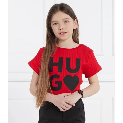 HUGO KIDS T-shirt | Regular Fit Hugo Kids 138 okazja Gomez Fashion Store