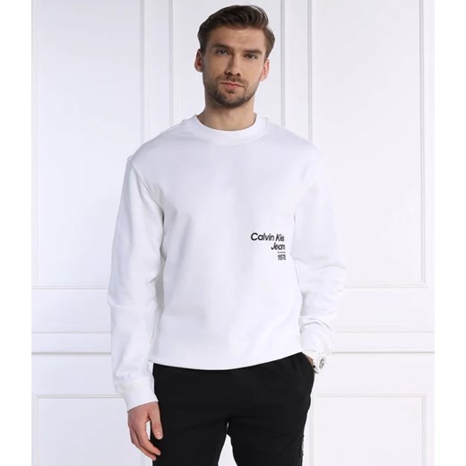 CALVIN KLEIN JEANS Bluza DIFFUSED LOGO CREW NECK | Loose fit XXL promocja Gomez Fashion Store