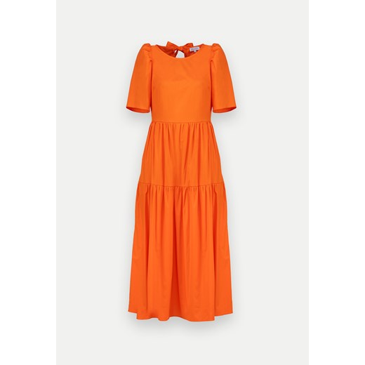 Pomarańczowa sukienka z wiązaniem ze sklepu Molton w kategorii Sukienki - zdjęcie 170940014