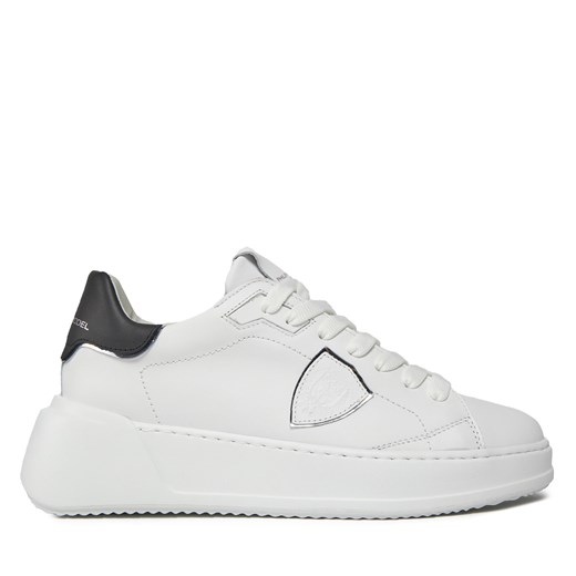 Sneakersy Philippe Model Temple Low TRES V010 Biały ze sklepu eobuwie.pl w kategorii Buty sportowe damskie - zdjęcie 170942833