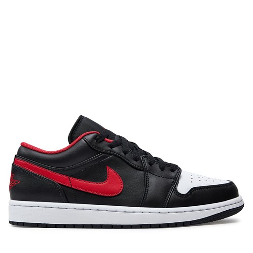 Sneakersy Nike Air Jordan 1 Low 553558 063 Czarny ze sklepu eobuwie.pl w kategorii Buty sportowe męskie - zdjęcie 170942941