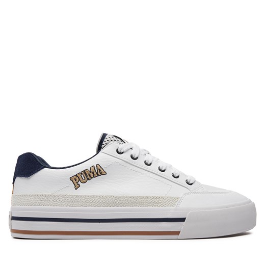 Sneakersy Puma Court Classic Vulc Retro Club 395089-01 Biały ze sklepu eobuwie.pl w kategorii Trampki męskie - zdjęcie 170942992