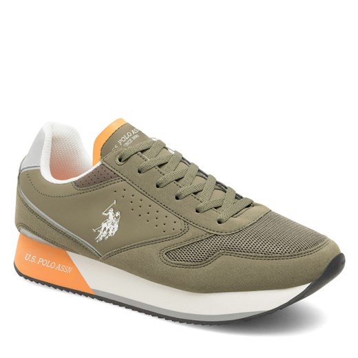 Sneakersy U.S. Polo Assn. NOBIL003G Zielony 45 eobuwie.pl