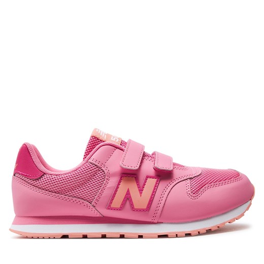 Sneakersy New Balance GV500FPP Signal Pink ze sklepu eobuwie.pl w kategorii Buty sportowe dziecięce - zdjęcie 170943724