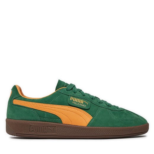 Sneakersy Puma Palermo 396463 05 Zielony ze sklepu eobuwie.pl w kategorii Buty sportowe męskie - zdjęcie 170943832