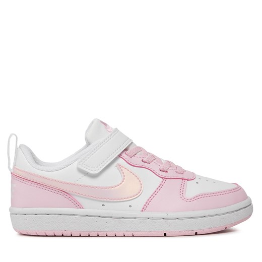 Sneakersy Nike Court Borough Low Recraft (PS) DV5457 105 Różowy ze sklepu eobuwie.pl w kategorii Buty sportowe dziecięce - zdjęcie 170943922