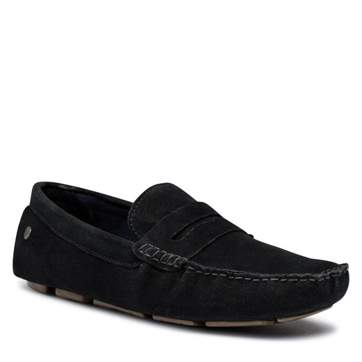 Mokasyny Jack&Jones Jfwjensen Suede Loafer 12203636 Granatowy ze sklepu eobuwie.pl w kategorii Mokasyny męskie - zdjęcie 170943950