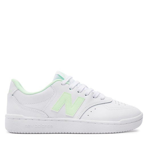 Sneakersy New Balance BBW80WMG White/Green ze sklepu eobuwie.pl w kategorii Buty sportowe damskie - zdjęcie 170944070