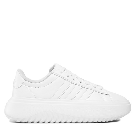 Sneakersy adidas Grand Court Platform IE1089 Biały ze sklepu eobuwie.pl w kategorii Buty sportowe damskie - zdjęcie 170944230
