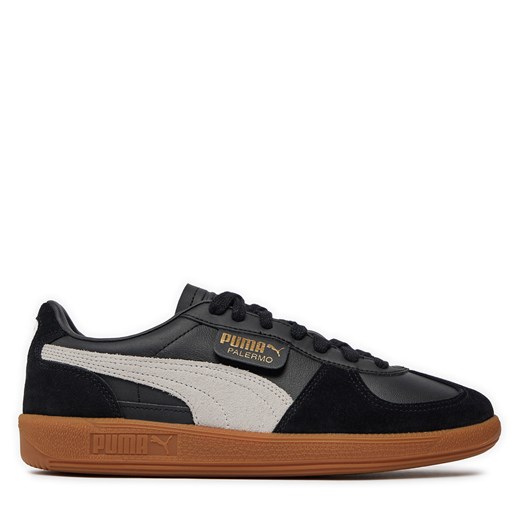 Sneakersy Puma Palermo Lth 396464 03 Czarny ze sklepu eobuwie.pl w kategorii Buty sportowe męskie - zdjęcie 170944291