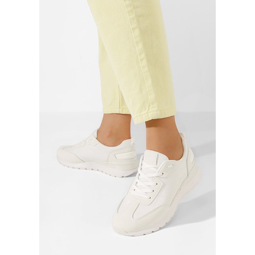 Białe sneakersy damskie Silmia ze sklepu Zapatos w kategorii Trampki damskie - zdjęcie 170945844