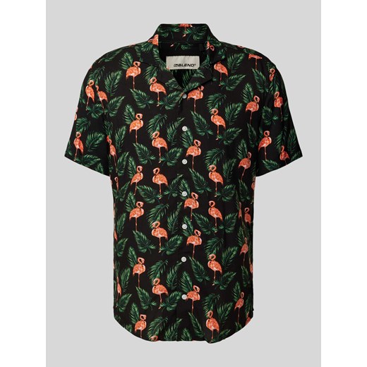 Koszula casualowa o kroju regular fit z nadrukiem z motywem ze sklepu Peek&Cloppenburg  w kategorii Koszule męskie - zdjęcie 170946803