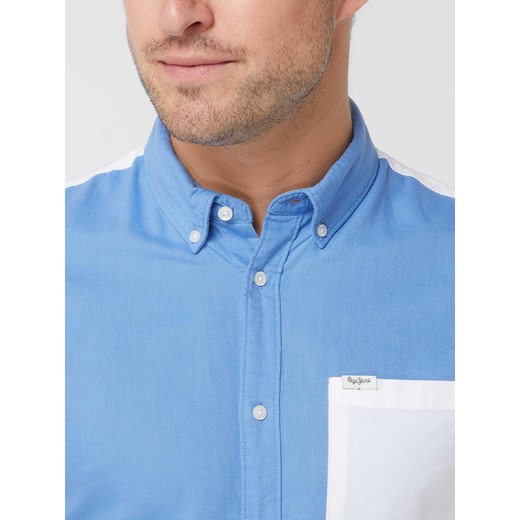 Koszula casualowa o kroju regular fit z tkaniny Oxford model ‘Fenel’ Pepe Jeans XS okazyjna cena Peek&Cloppenburg 