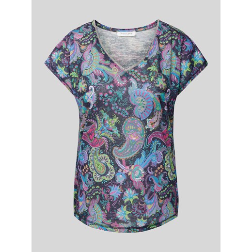 T-shirt ze wzorem paisley ze sklepu Peek&Cloppenburg  w kategorii Bluzki damskie - zdjęcie 170946921