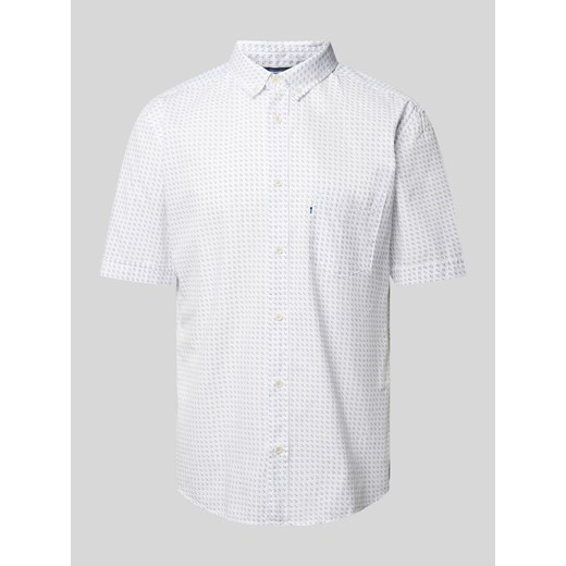Koszula casualowa o kroju regular fit ze wzorem na całej powierzchni ze sklepu Peek&Cloppenburg  w kategorii Koszule męskie - zdjęcie 170947060