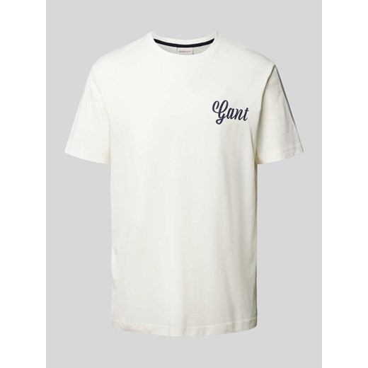T-shirt z nadrukiem z logo ze sklepu Peek&Cloppenburg  w kategorii T-shirty męskie - zdjęcie 170947062