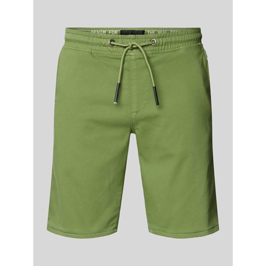 Bermudy o kroju regular fit z tunelem ze sklepu Peek&Cloppenburg  w kategorii Spodenki męskie - zdjęcie 170947361