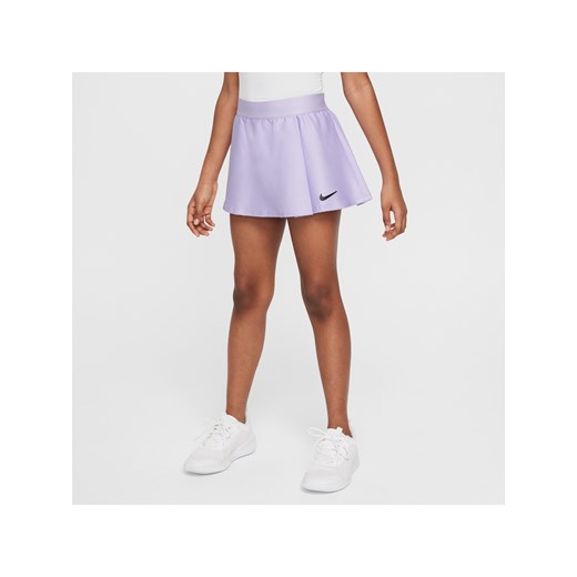 Spódniczka tenisowa dla dużych dzieci (dziewcząt) NikeCourt Dri-FIT Victory - Fiolet ze sklepu Nike poland w kategorii Spódnice dziewczęce - zdjęcie 170947420