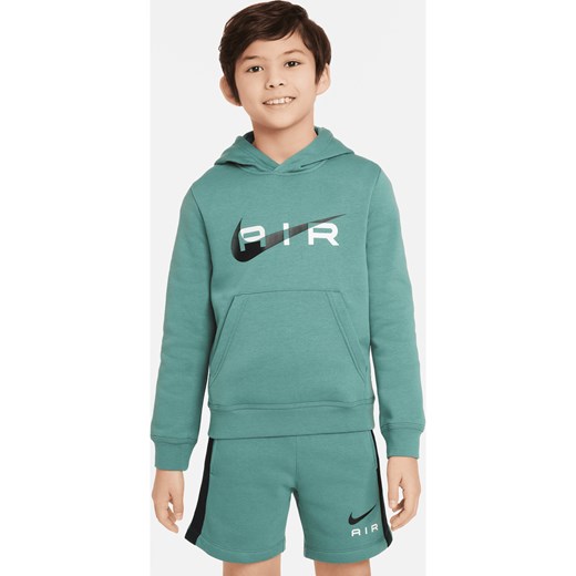 Dzianinowa bluza z kapturem dla dużych dzieci Nike Air - Zieleń ze sklepu Nike poland w kategorii Bluzy chłopięce - zdjęcie 170947500