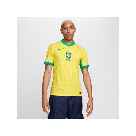 Męska koszulka piłkarska Nike Dri-FIT ADV Authentic Brazylia Match 2024 (wersja domowa) - Żółty ze sklepu Nike poland w kategorii T-shirty męskie - zdjęcie 170947511