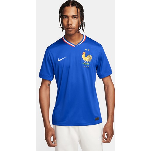 Męska koszulka piłkarska Nike Dri-FIT FFF (drużyna męska) Stadium 2024/25 (wersja domowa) – replika - Niebieski ze sklepu Nike poland w kategorii T-shirty męskie - zdjęcie 170947532