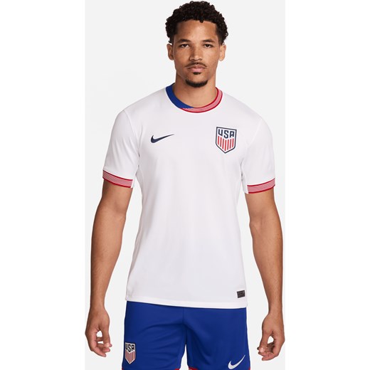 Męska koszulka piłkarska Nike Dri-FIT USMNT Stadium 2024 (wersja domowa) – replika - Biel ze sklepu Nike poland w kategorii T-shirty męskie - zdjęcie 170947542