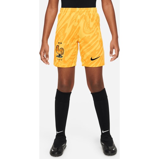 Spodenki piłkarskie dla dużych dzieci Nike Dri-FIT FFF Stadium 2024 (wersja wyjazdowa) – replika - Żółty ze sklepu Nike poland w kategorii Spodenki chłopięce - zdjęcie 170947553
