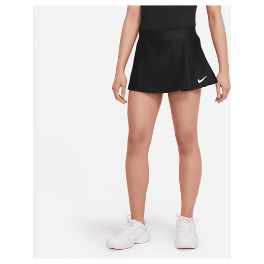 Spódniczka tenisowa dla dużych dzieci (dziewcząt) NikeCourt Dri-FIT Victory - Czerń ze sklepu Nike poland w kategorii Spódnice dziewczęce - zdjęcie 170947561