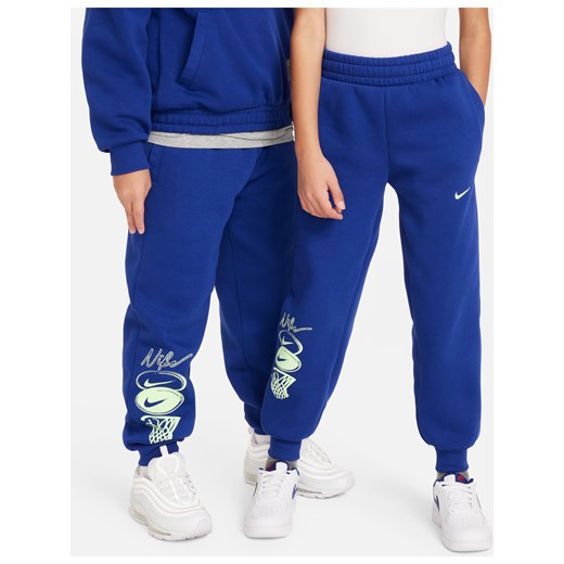 Spodnie z dzianiny dla dużych dzieci Nike Culture of Basketball - Niebieski ze sklepu Nike poland w kategorii Spodnie chłopięce - zdjęcie 170947572