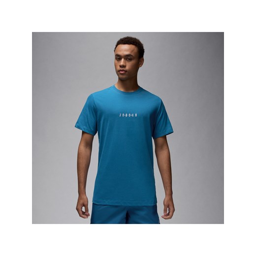 T-shirt męski Jordan Air - Niebieski ze sklepu Nike poland w kategorii T-shirty męskie - zdjęcie 170947594