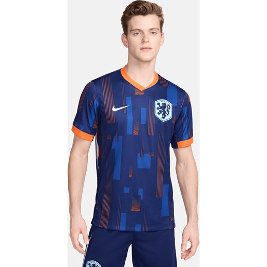 Męska koszulka piłkarska Nike Dri-FIT Holandia (drużyna męska) Stadium 2024/25 (wersja wyjazdowa) – replika - Niebieski ze sklepu Nike poland w kategorii T-shirty męskie - zdjęcie 170947613