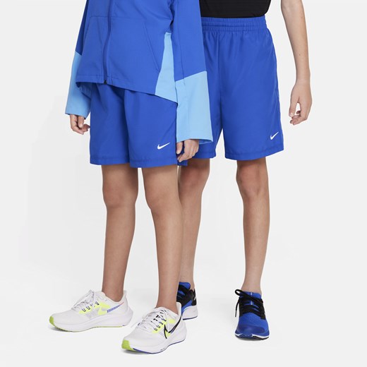 Spodenki treningowe dla dużych dzieci (chłopców) Nike Dri-FIT Multi - Niebieski Nike XL Nike poland