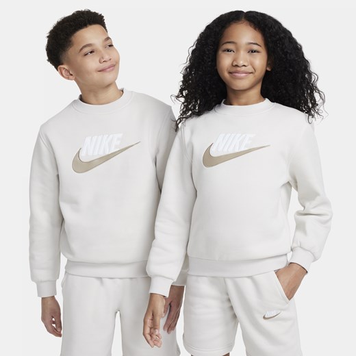Dres ze spodenkami dla dużych dzieci Nike Sportswear Club Fleece - Szary Nike XS Nike poland