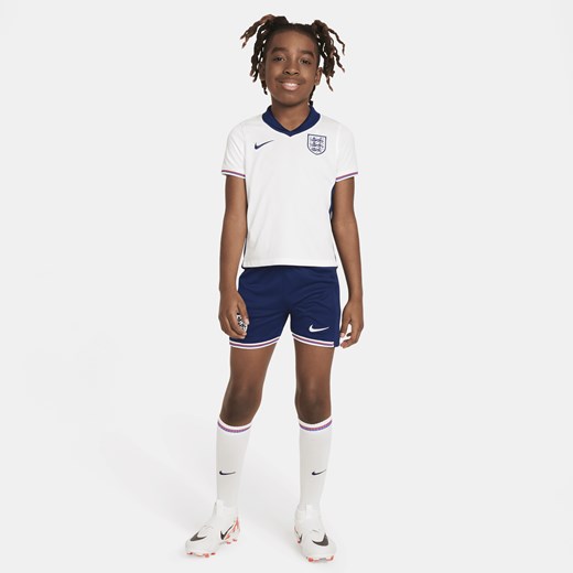 Trzyczęściowy strój piłkarski dla małych dzieci Nike Anglia Stadium 2024 (wersja Nike L Nike poland