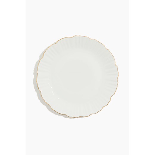 H & M - Porcelanowy talerz - Biały ze sklepu H&M w kategorii Talerze - zdjęcie 170948561