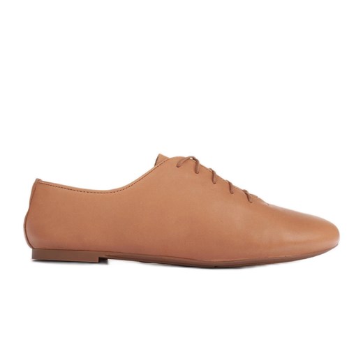 Marco Shoes Baleriny z delikatnej skóry licowej brązowe ze sklepu ButyModne.pl w kategorii Półbuty damskie - zdjęcie 170948774