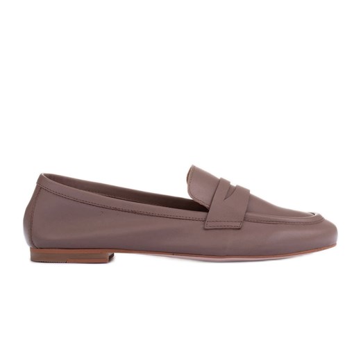 Marco Shoes Loafersy bez podszewki brązowe ze sklepu ButyModne.pl w kategorii Lordsy damskie - zdjęcie 170948783