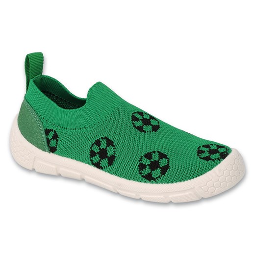 Befado obuwie dziecięce 102X015 zielone ze sklepu ButyModne.pl w kategorii Kapcie dziecięce - zdjęcie 170948830
