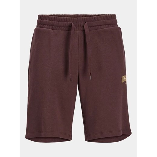 Jack&Jones Szorty sportowe Josh 12248833 Bordowy Comfort Fit XXL MODIVO
