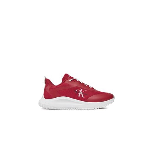 Calvin Klein Jeans Sneakersy YM0YM00968 Czerwony ze sklepu MODIVO w kategorii Buty sportowe męskie - zdjęcie 170951512