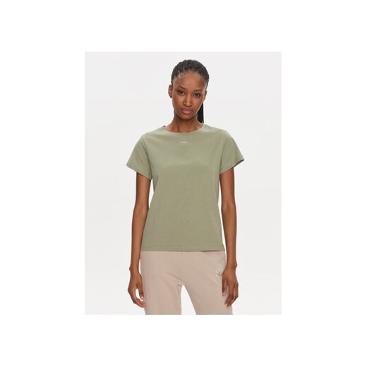 Pinko T-Shirt 100373 A1N8 Zielony Regular Fit ze sklepu MODIVO w kategorii Bluzki damskie - zdjęcie 170951603