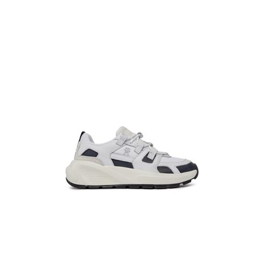 Tommy Hilfiger Sneakersy Th Premium Runner Mix FW0FW07651 Biały ze sklepu MODIVO w kategorii Buty sportowe damskie - zdjęcie 170951902