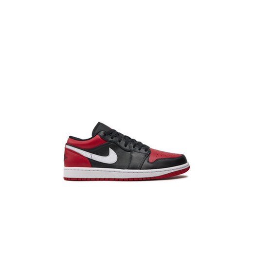 Nike Sneakersy Air Jordan 1 Low 553558 066 Czarny ze sklepu MODIVO w kategorii Buty sportowe męskie - zdjęcie 170952054