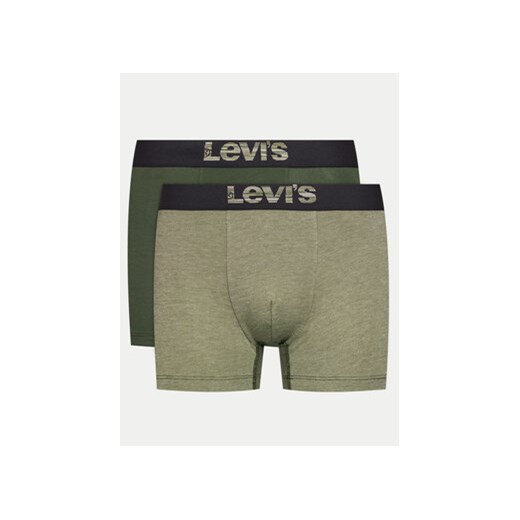 Levi's® Komplet 2 par bokserek Optical Illusion 37149-0807 Zielony ze sklepu MODIVO w kategorii Majtki męskie - zdjęcie 170952330