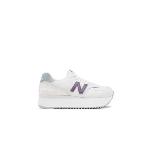 New Balance Sneakersy WL574ZFG Biały ze sklepu MODIVO w kategorii Buty sportowe damskie - zdjęcie 170952450