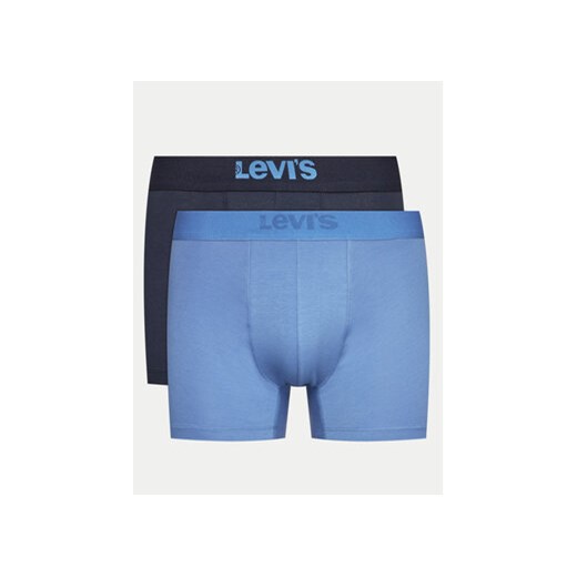 Levi's® Komplet 2 par bokserek Solid 37149-0988 Niebieski ze sklepu MODIVO w kategorii Majtki męskie - zdjęcie 170952610